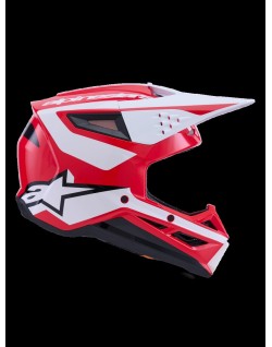HELMET SM3 HEAT RED/WH/BLK XS