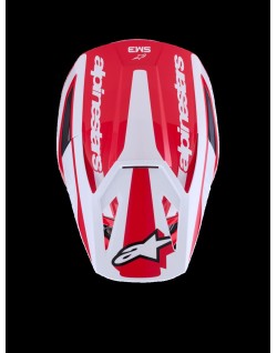 HELMET SM3 HEAT RED/WH/BLK XS