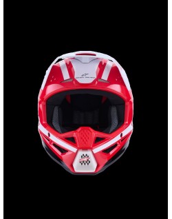 HELMET SM3 HEAT RED/WH/BLK XS