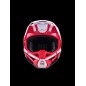 HELMET SM3 HEAT RED/WH/BLK XS