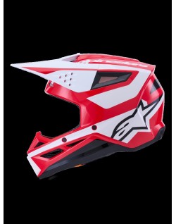 HELMET SM3 HEAT RED/WH/BLK XS