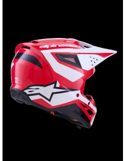 HELMET SM3 HEAT RED/WH/BLK XS