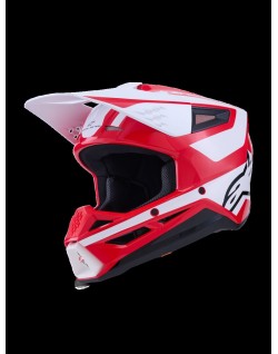 HELMET SM3 HEAT RED/WH/BLK S