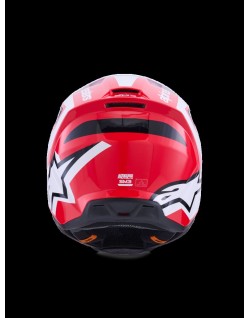 HELMET SM3 HEAT RED/WH/BLK S