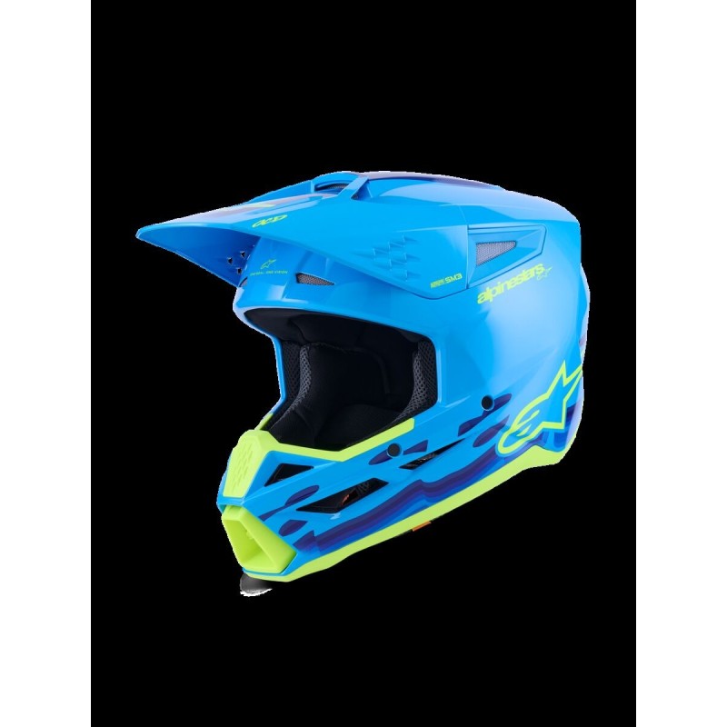 HELMET SM3 FORCE CYAN XS