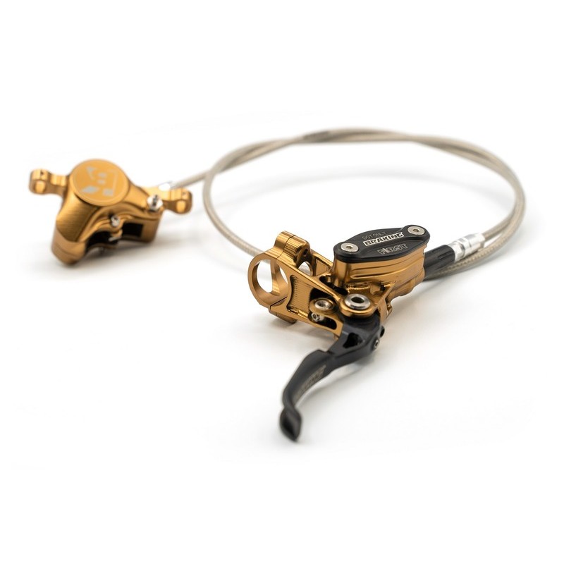 Système de freinage complet BRAKING F.I.R.S.T. avant/arrière - durite tressée Ø5mm (sans disque) Système de freinage complet BRAKING F.I.R.S.T. avant/arrière - durite tressée Ø5mm (sans disque)