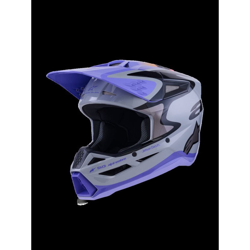 HELMET SM3 JETTSON GRAY/PUR/BL
