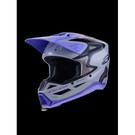 HELMET SM3 JETTSON GRAY/PUR/BL