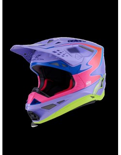 HELMET SM10 JETT PURPLE/PINK X