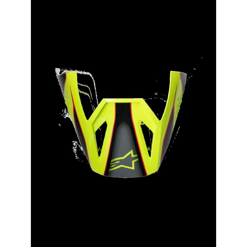 VISOR SM3 FRAY RED/YL/BLK
