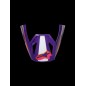 VISOR SM3 HEAT WHT/PU/PINK