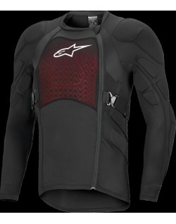JACKET LS BIO-PLASMA LT BLK/WH