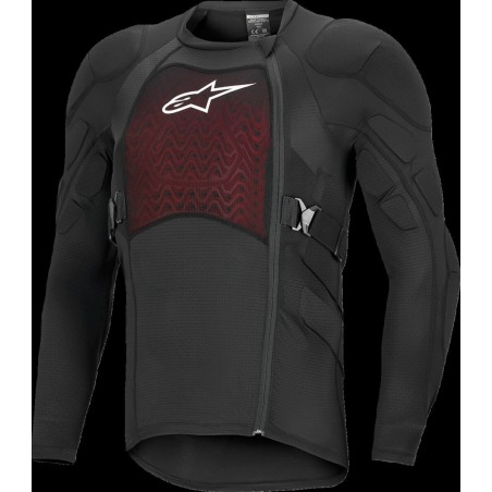 JACKET LS BIO-PLASMA LT BLK/WH