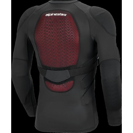 JACKET LS BIO-PLASMA LT BLK/WH