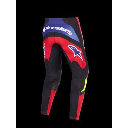 PANT FLUID GRID RED/BLK/PURP 3