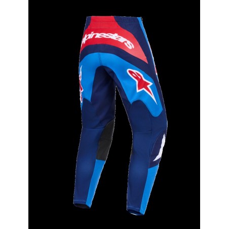 PANT FLUID GRID BLUE/RED 30