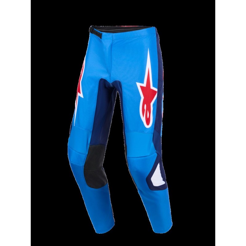PANT FLUID GRID BLUE/RED 38
