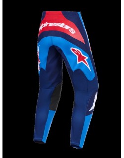 PANT FLUID GRID BLUE/RED 38