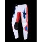 PANT YTH FLUID GRID ORAN/BLUE 