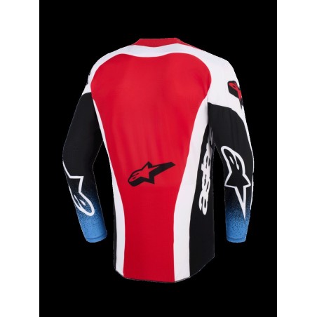 JERSEY TECHSTAR KNIF BLK/WH/RE