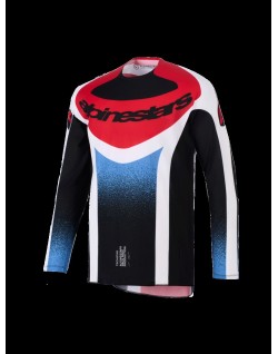 JERSEY TECHSTAR KNIF BLK/WH/RE