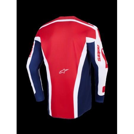 JERSEY RACER RIWAY WH/BLUE/RED