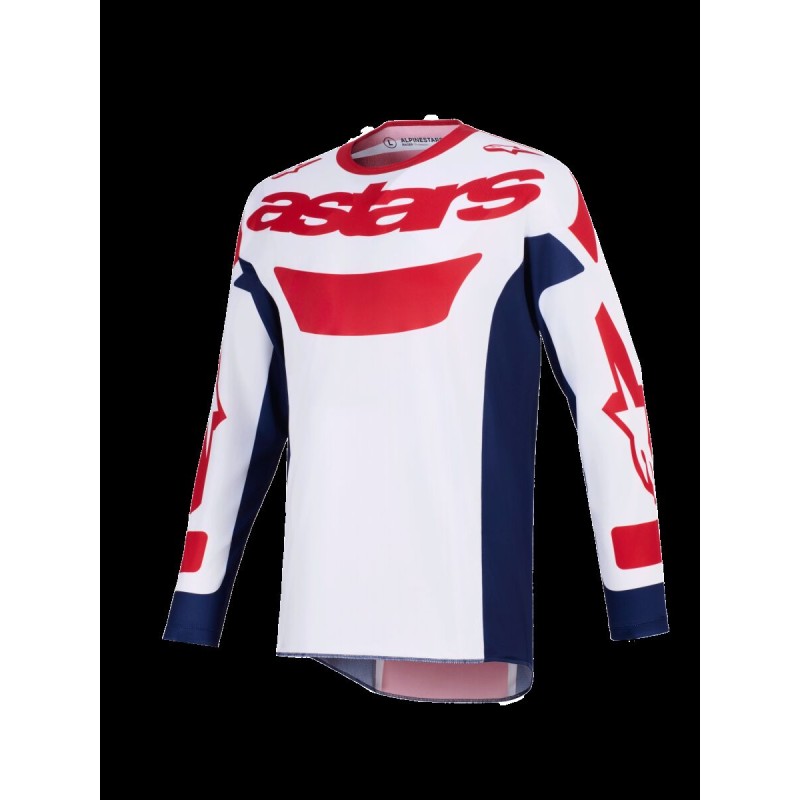 JERSEY RACER RIWAY WH/BLUE/RED
