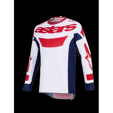 JERSEY RACER RIWAY WH/BLUE/RED
