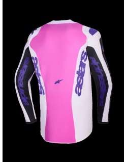 JERSEY FLUID GRID BLK/GY/PU L