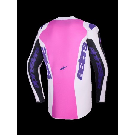 JERSEY FLUID GRID BLK/GY/PU L
