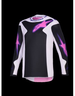 JERSEY FLUID GRID BLK/GY/PU XL