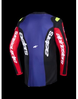 JERSEY FLUID GRID RED/BLK/PURP