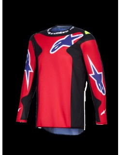 JERSEY FLUID GRID RED/BLK/PURP