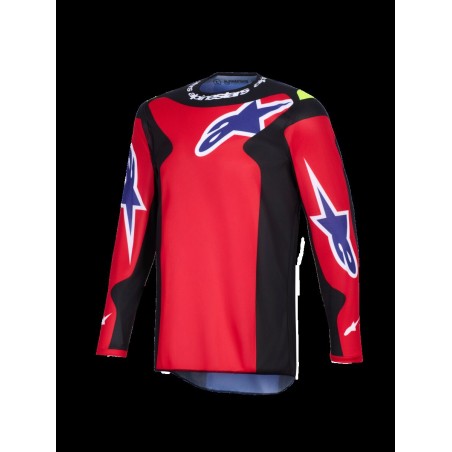 JERSEY FLUID GRID RED/BLK/PURP