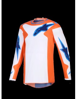 JERSEY FLUID GRID ORAN/BLUE S