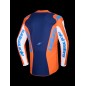 JERSEY FLUID GRID ORAN/BLUE S