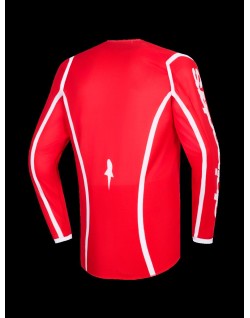 JERSEY FLUID APEX RED/WHITE M