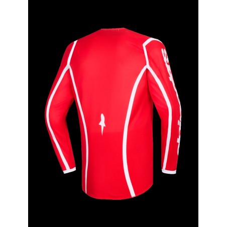 JERSEY FLUID APEX RED/WHITE L