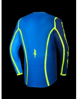 JERSEY FLUID APEX BLUE/YEL S