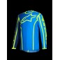 JERSEY FLUID APEX BLUE/YEL L