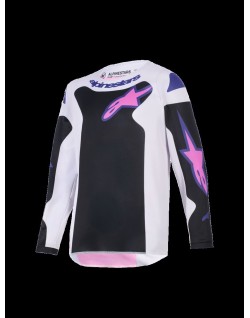 JERSEY YTH FLUID GRID BLK/GY/P