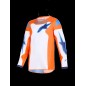 JERSEY YTH FLUID GRID ORAN/BLU