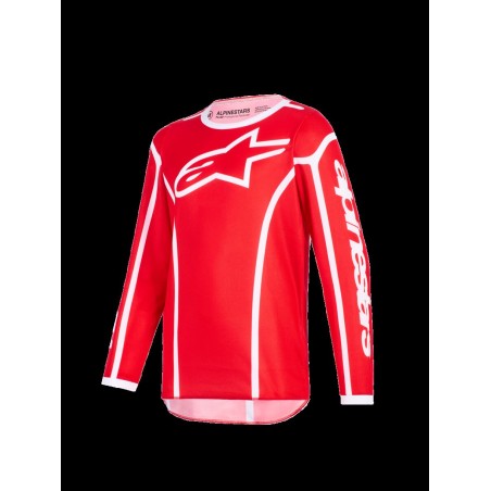 JERSEY YTH FLUID APEX RED/WHIT