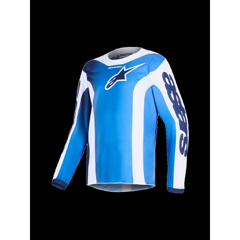 JERSEY YTH FLUID PORTL BLUE/WH