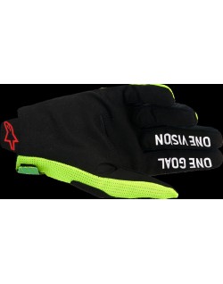 GLOVES RADAR PRO GRN/YELL/PNK 