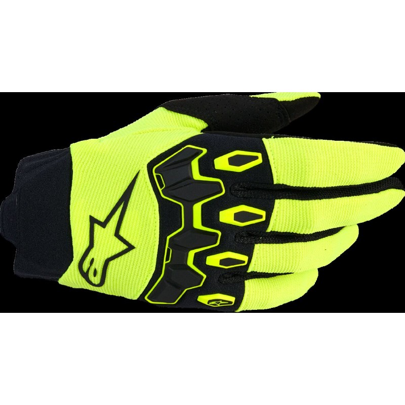 GLOVES FULL BORE V2 YEL/BLACK 