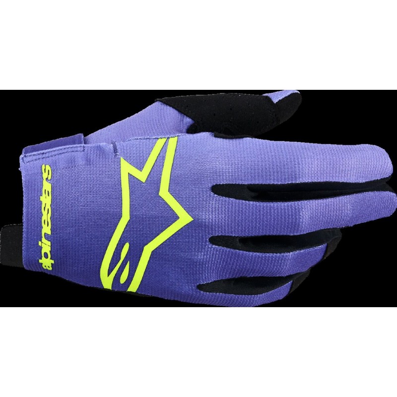 GLOVES RADAR PURPLE/YELLOW L