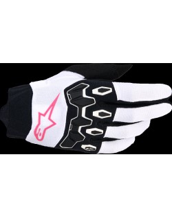 GLOVES 4W FULL BORE V2 WHT/PIN