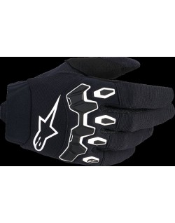 GLOVES YTH FULL BORE V2 BLK/WH