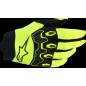 GLOVES YTH FULL BORE V2 YELLOW